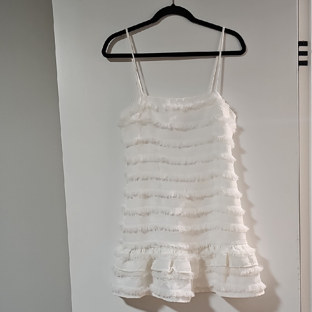 Princess Polly White Layered Dress